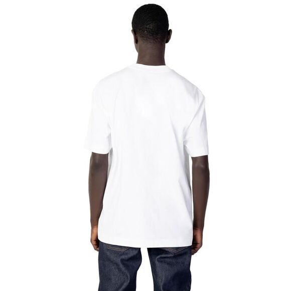 Calvin Klein Jeans Classic Fit Tee CK Monogram Men White Shirts - Picture 2 of 2